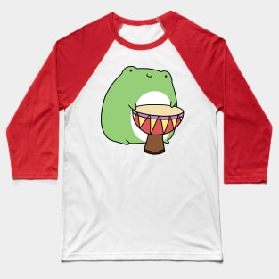 Frog Playing Djembe Baseball T-Shirt
